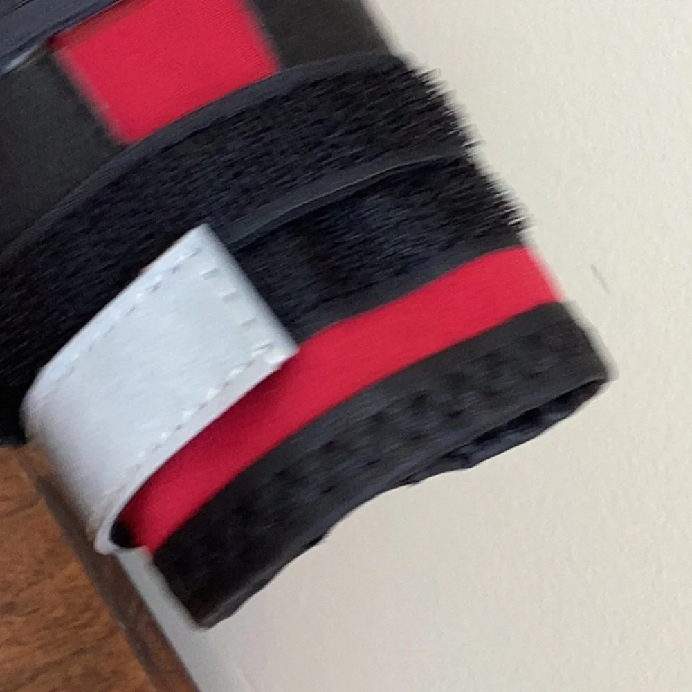 Red and Black Dog Boots